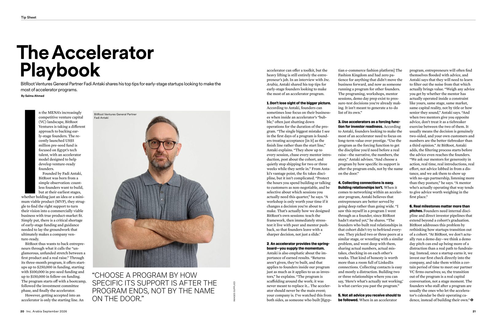 Inc. Arabia coverage of BitRoot